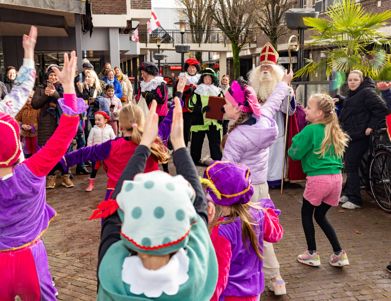 Boerenmarkt met pieten 