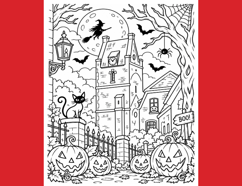 Kleurwedstrijd Halloween Losser